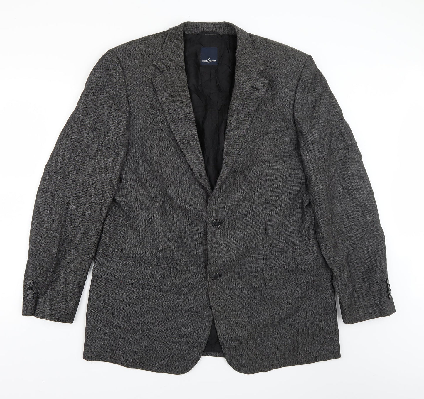 Daniel Hetcher Mens Grey   Jacket Suit Jacket