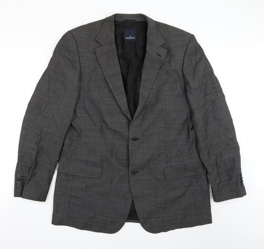 Daniel Hetcher Mens Grey   Jacket Suit Jacket