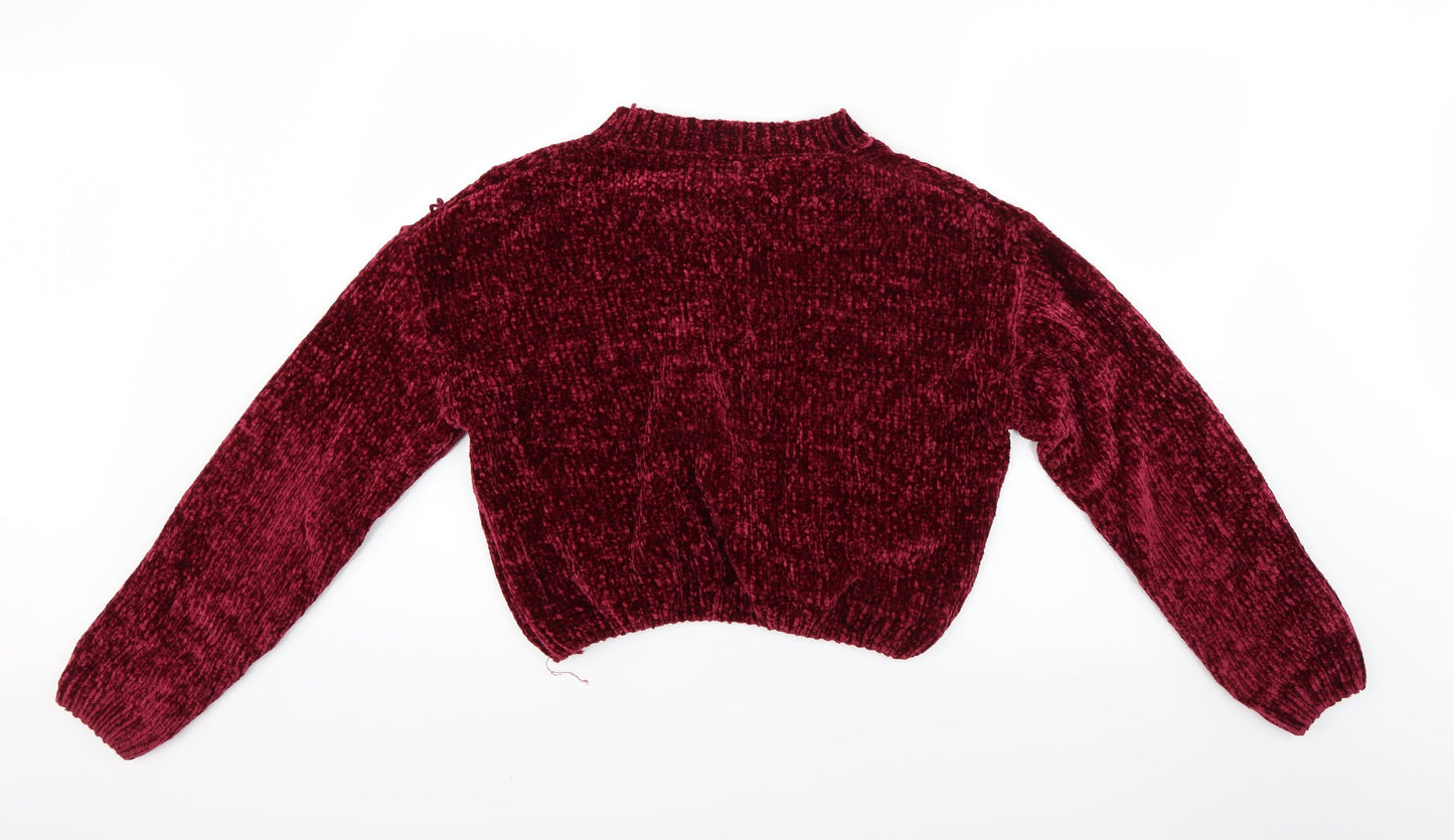 Cameo Rose Womens Red   Pullover Jumper Size L