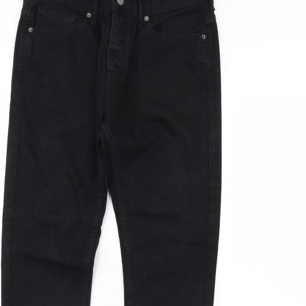 Topman Womens Black  Denim Skinny Jeans Size 32 in L30 in