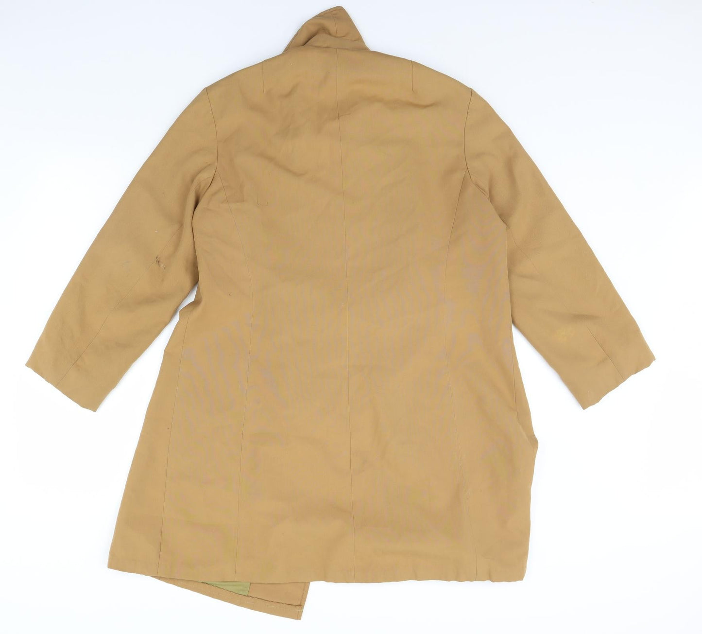 Preworn Womens Brown   Overcoat Coat Size 16