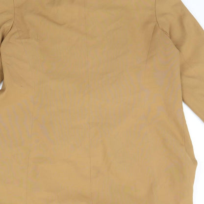 Preworn Womens Brown   Overcoat Coat Size 16