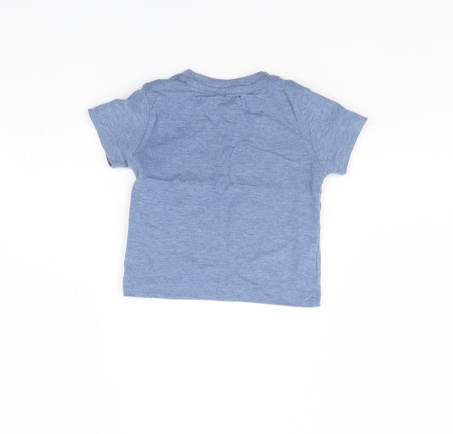 Minoti Baby Blue   Basic T-Shirt Size 6-9 Months