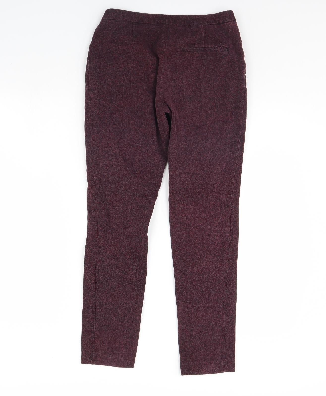 H&M Womens Purple   Trousers  Size 10 L29 in