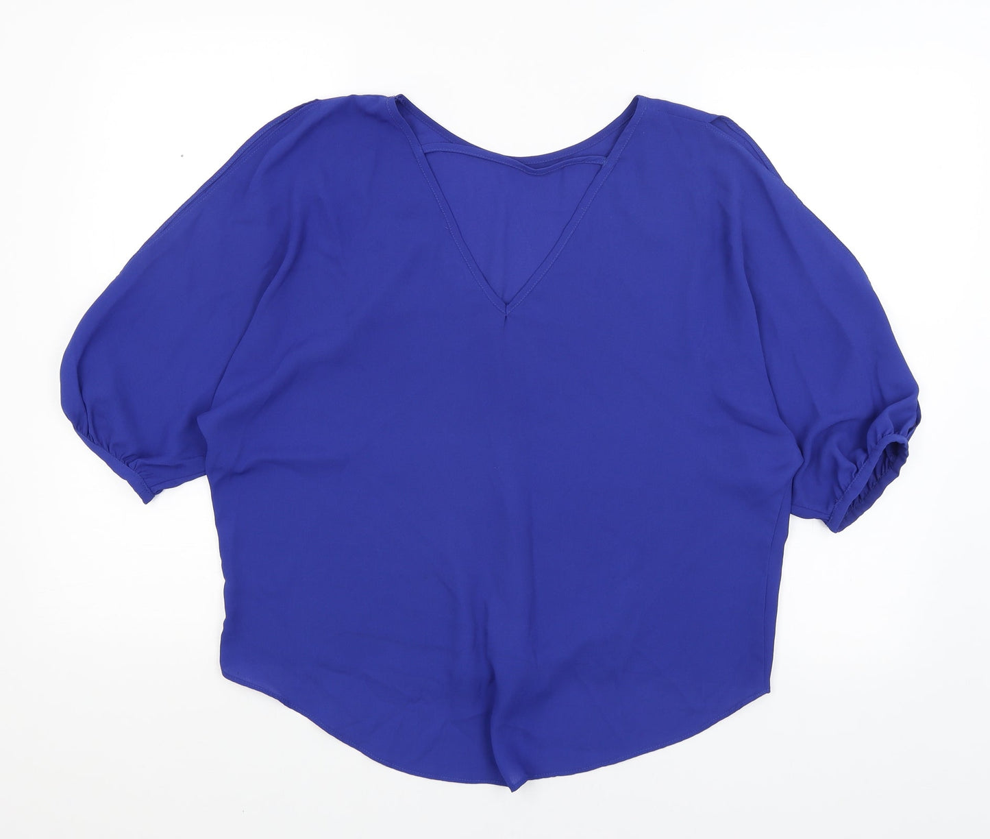New Look Womens Blue   Basic Blouse Size 12