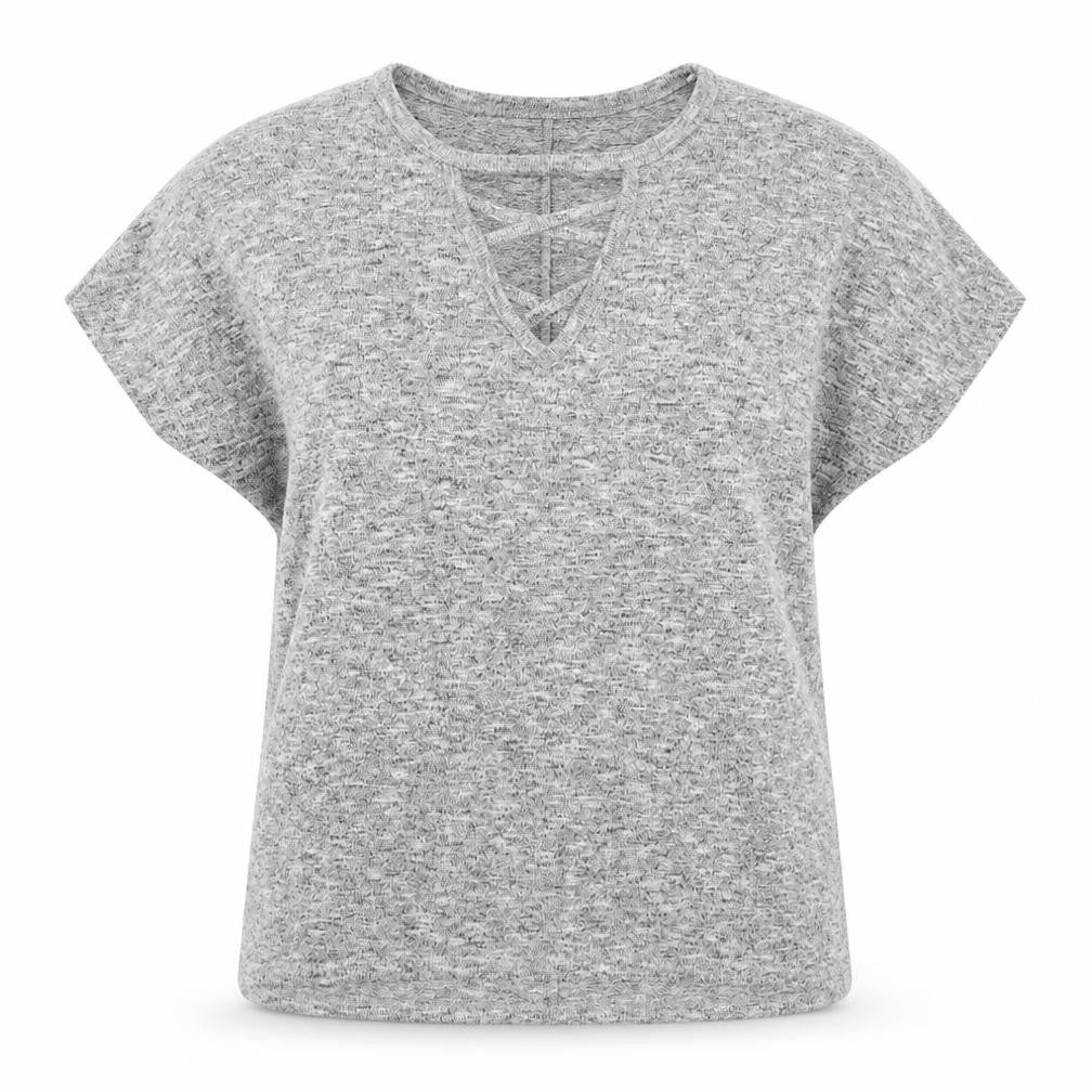 Select Womens Grey   Basic T-Shirt Size 12