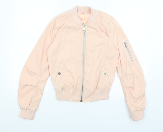 Cherry Koko Womens Pink   Jacket  Size XS