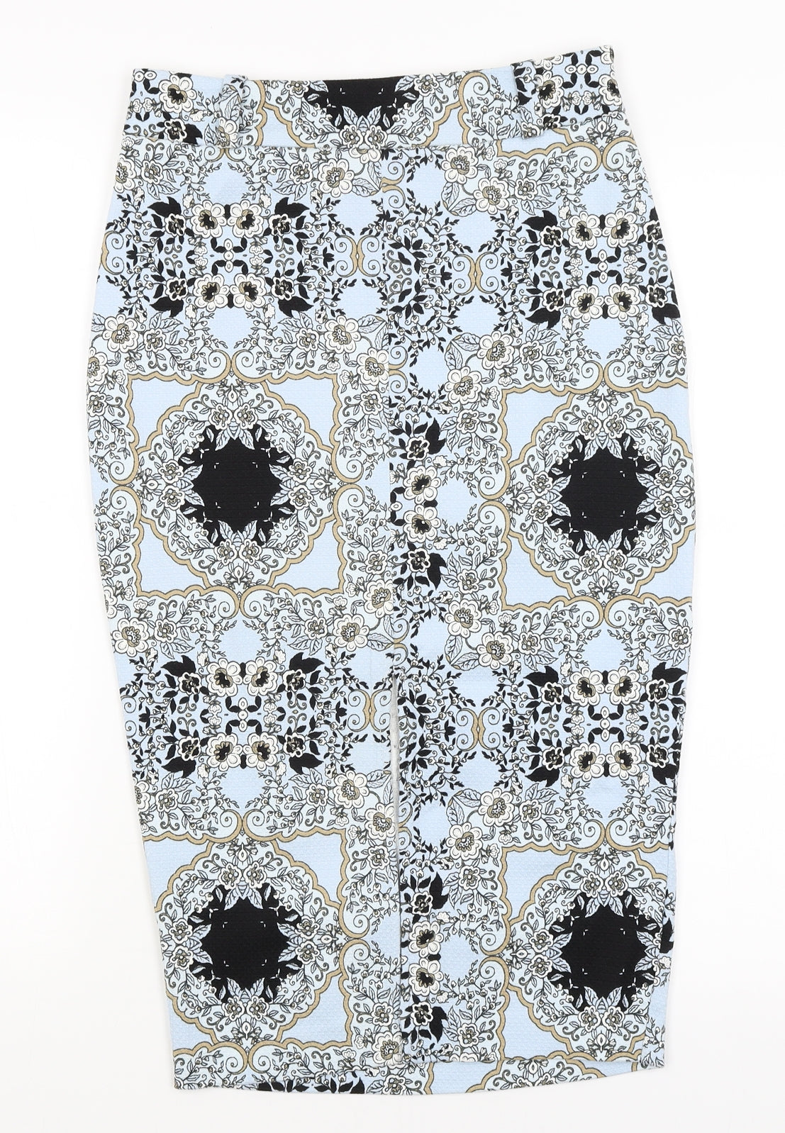 River Island Womens Blue Floral  Straight & Pencil Skirt Size 6