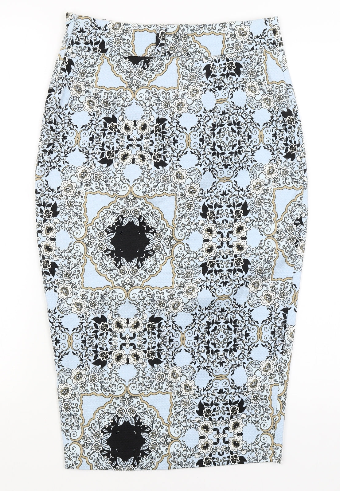 River Island Womens Blue Floral  Straight & Pencil Skirt Size 6