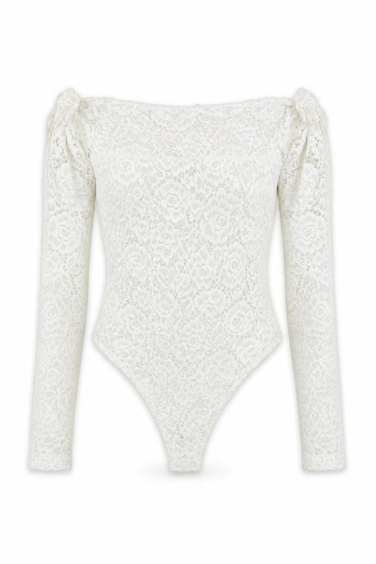 ASOS Womens White   Bodysuit One-Piece Size 12