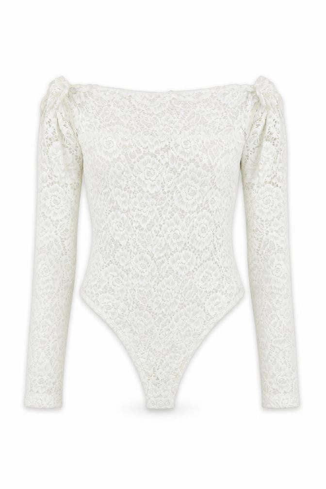 ASOS Womens White   Bodysuit One-Piece Size 12