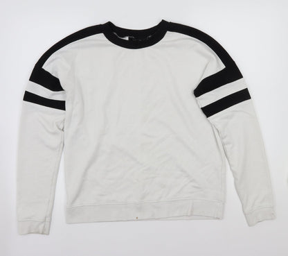 New Look Womens White   Pullover Jumper Size 12