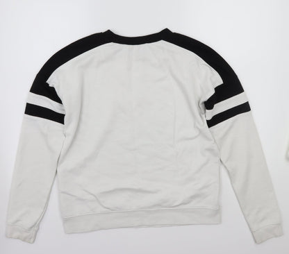 New Look Womens White   Pullover Jumper Size 12