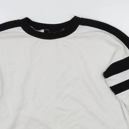 New Look Womens White   Pullover Jumper Size 12