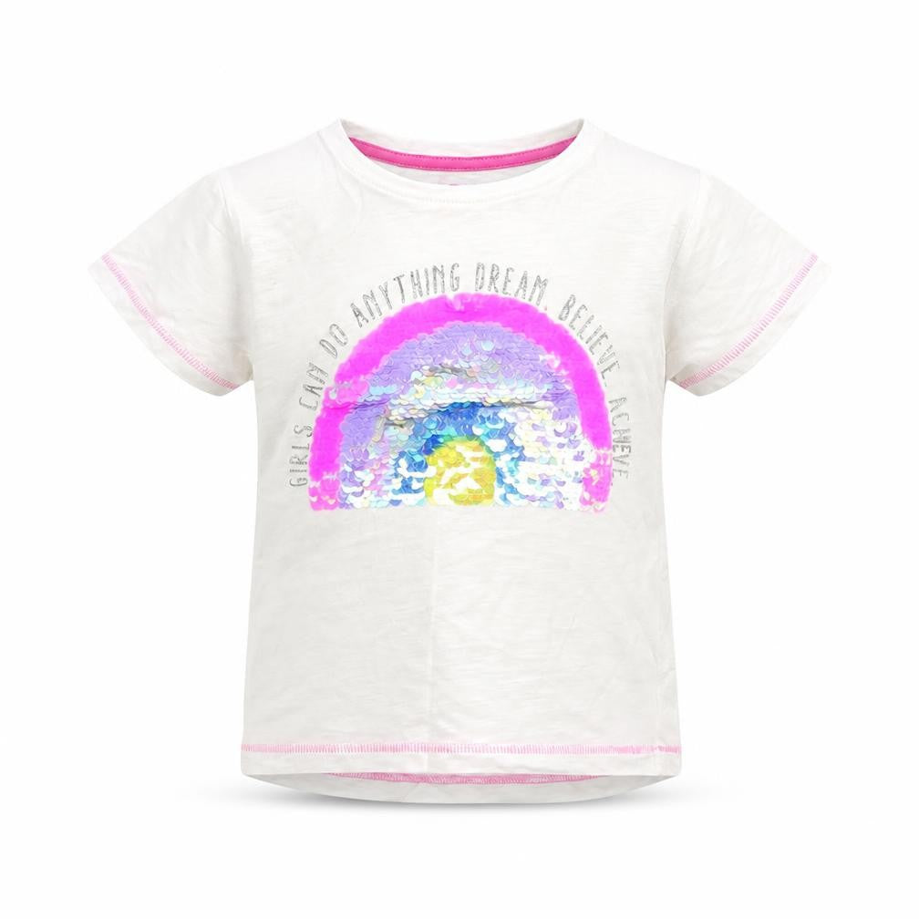 Matalan Girls White   Basic T-Shirt Size 3 Years