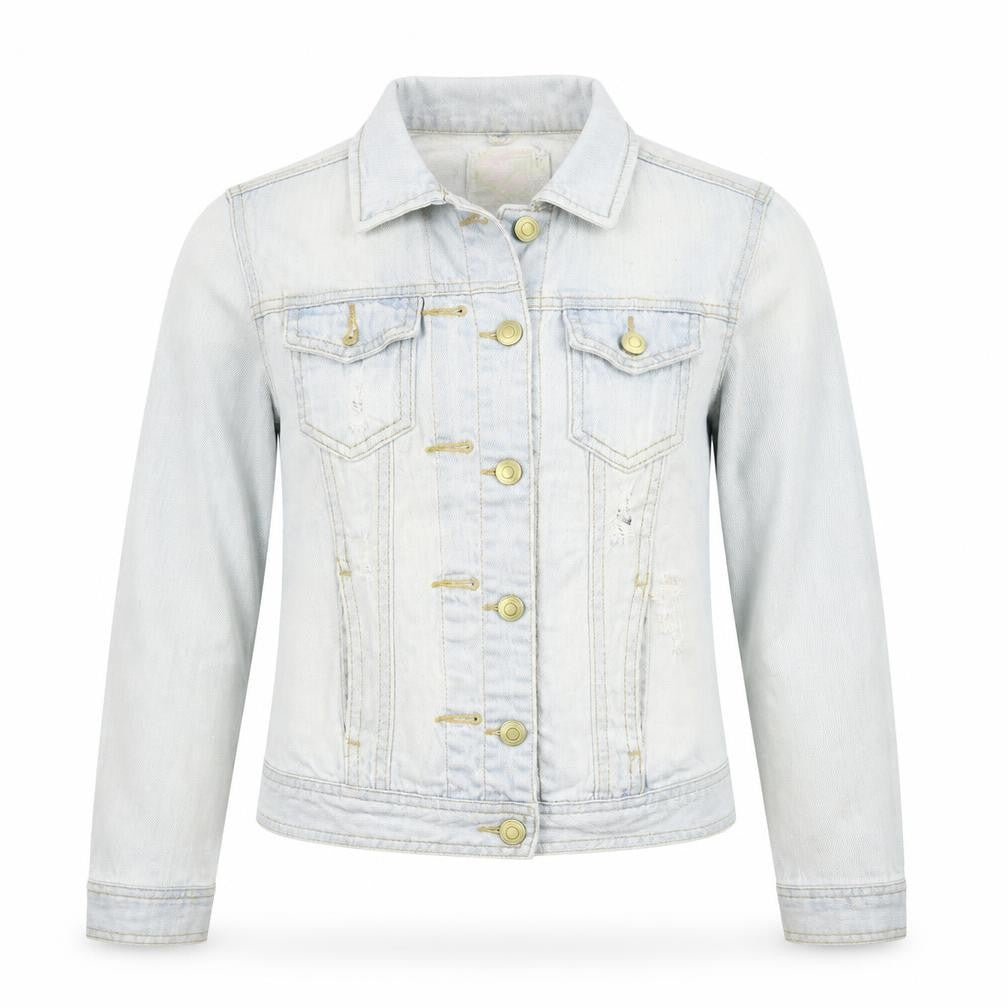 Denim & Co. Womens Blue   Jacket Coat Size 6