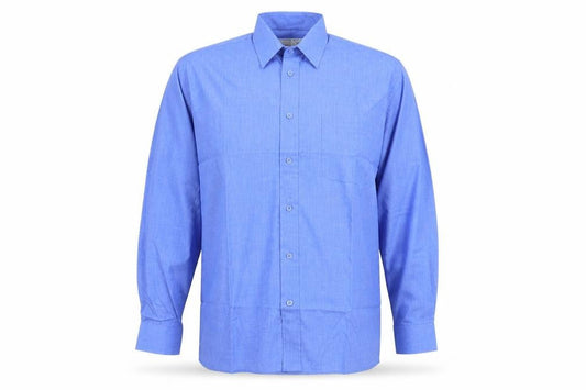 Classics Mens Blue    Button-Up Size 17