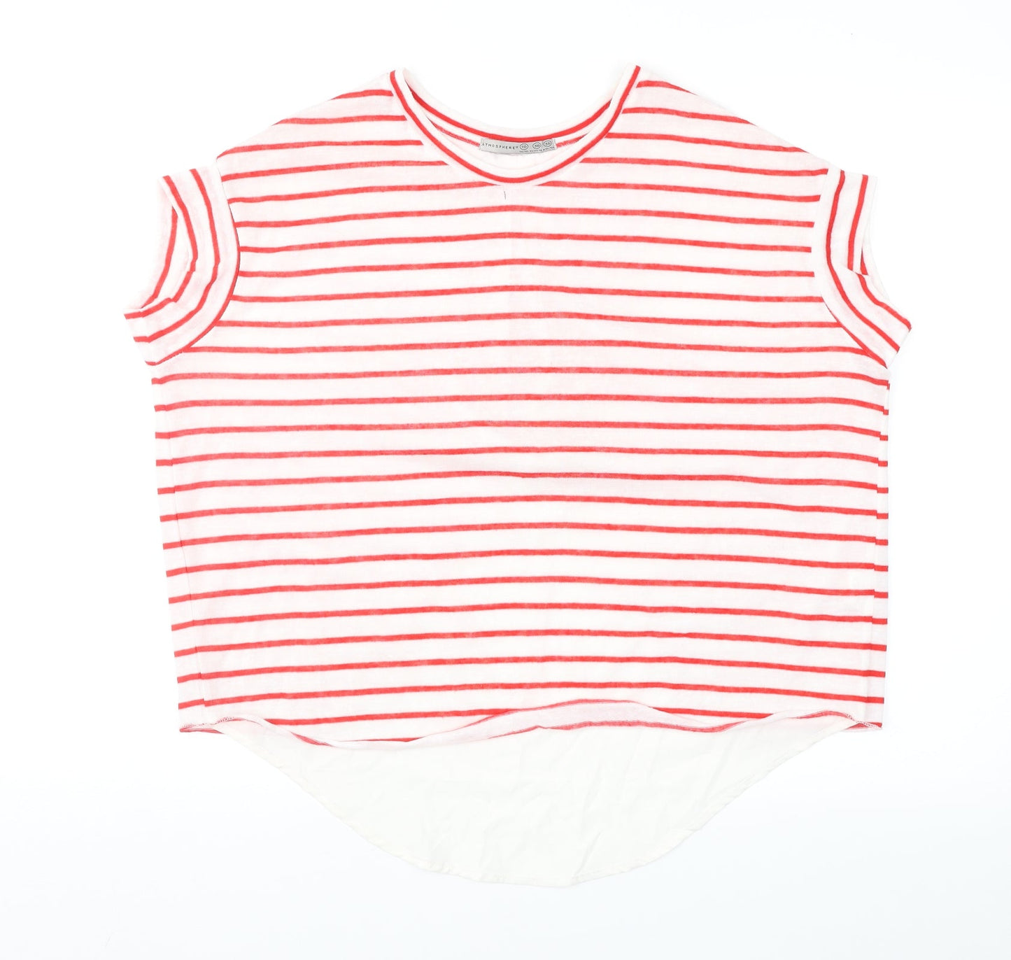 Atmosphere Womens Red Striped  Pullover Jumper Size 10