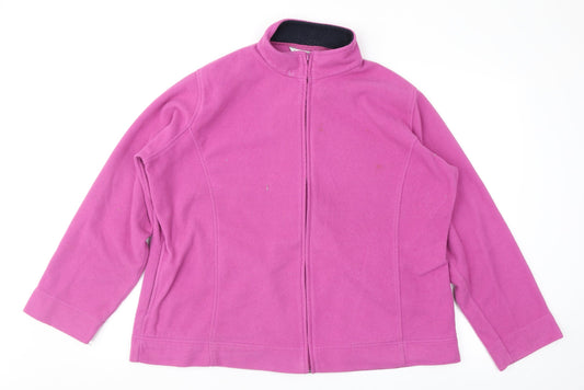 EWM Womens Pink  Fleece Jacket  Size XL