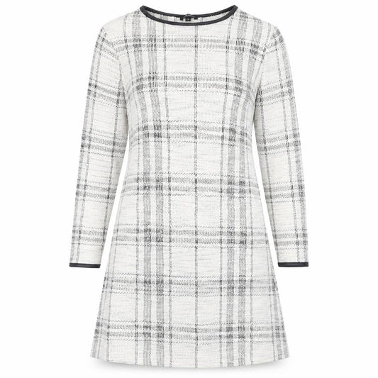 River Island Womens Grey Check  A-Line  Size 8