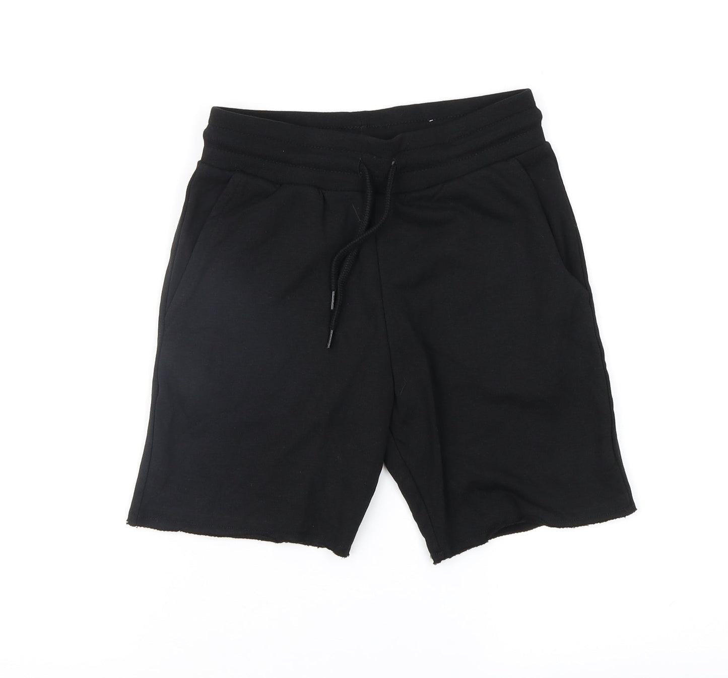 H&M Girls Black   Sweat Shorts