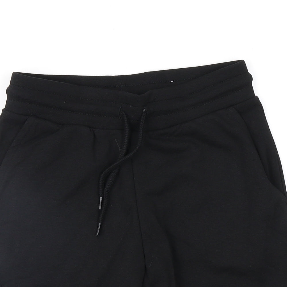 H&M Girls Black   Sweat Shorts