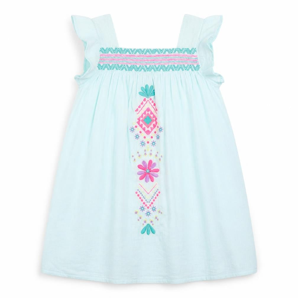 Angels Girls Blue   Shift  Size 9-10 Years