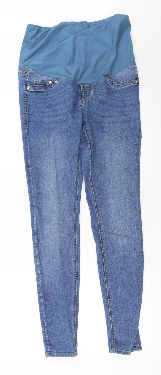 H&M Womens Blue  Denim Skinny Jeans Size 38 L29 in