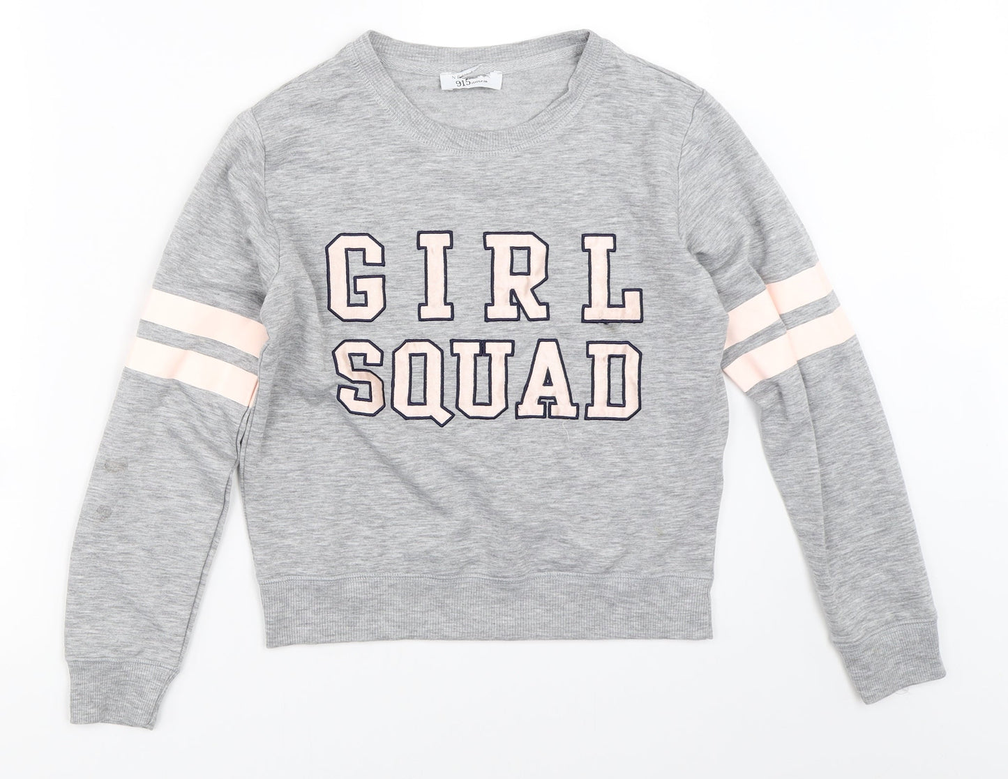 New Look Girls Grey   Pullover Sweatshirt Size S