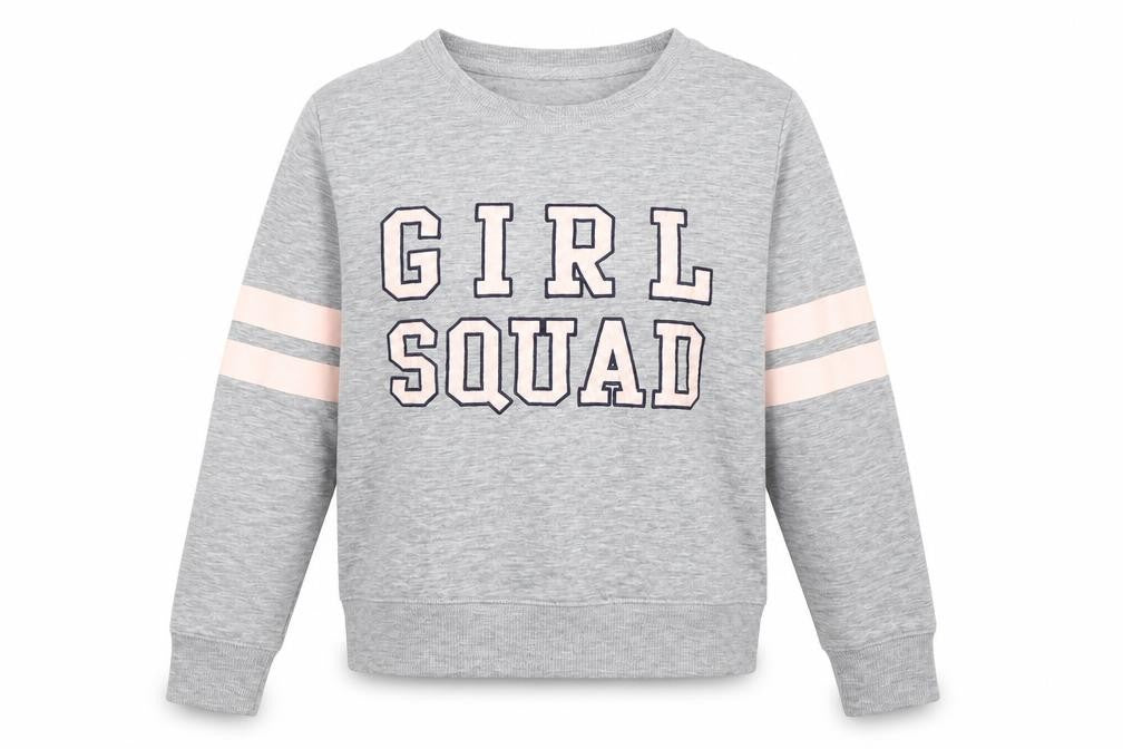 New Look Girls Grey   Pullover Sweatshirt Size S