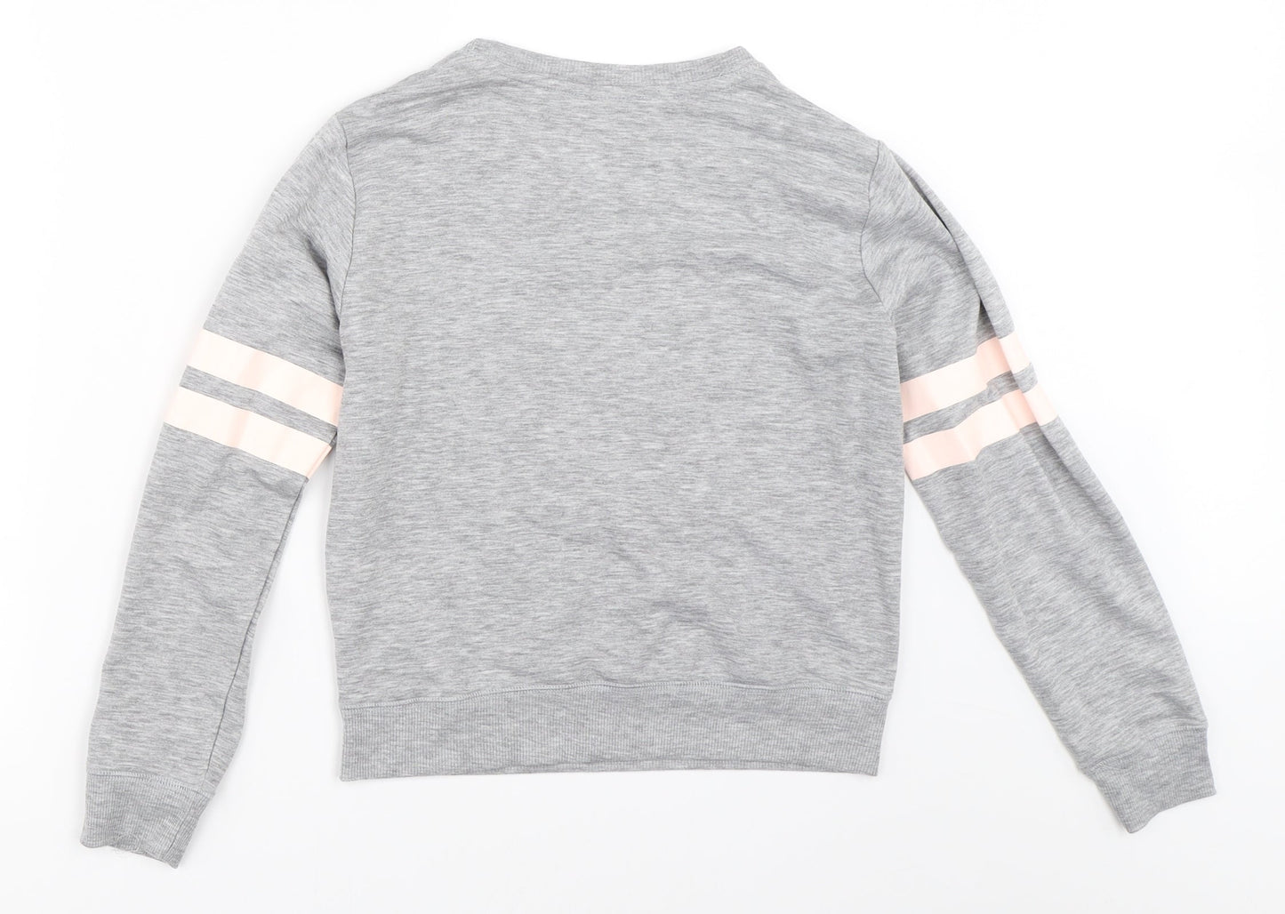 New Look Girls Grey   Pullover Sweatshirt Size S