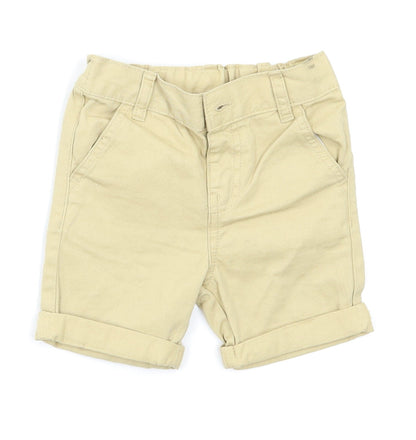 Additional front view of Tu Baby Beige Cropped Leggings, size 12, Months