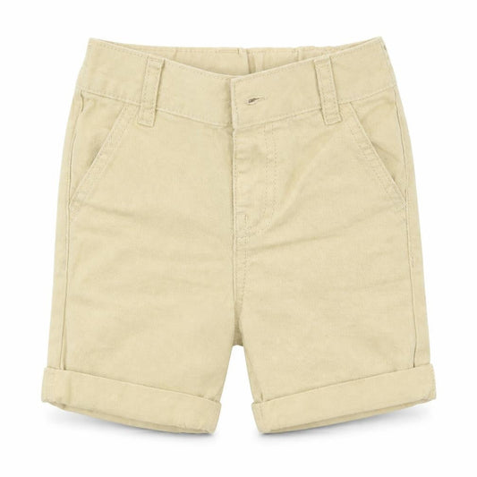 Front view of Tu Baby Beige Cropped Leggings, size 12, Months