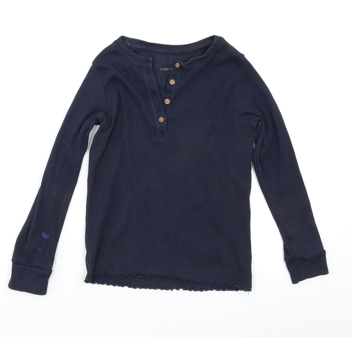 NEXT Girls Blue   Basic Blouse Size 7 Years