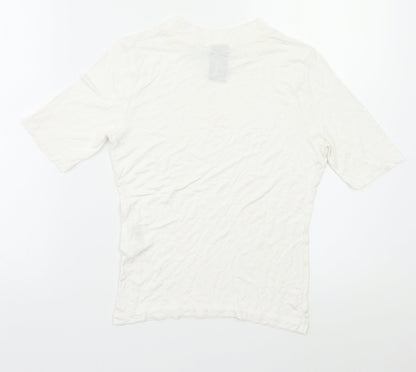 Collusion Womens White   Basic Polo Size 12