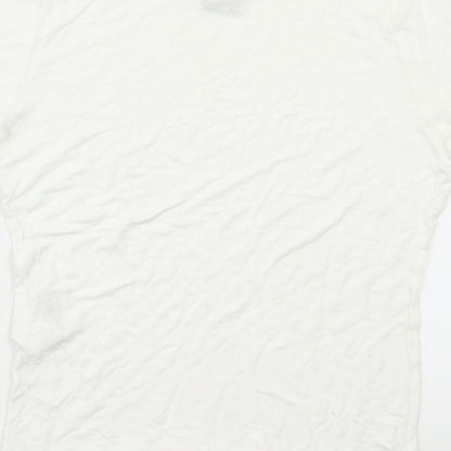 Collusion Womens White   Basic Polo Size 12