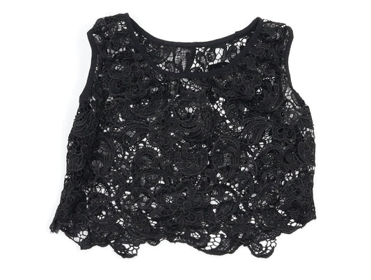 Preworn Womens Black   Cropped Tank Size S