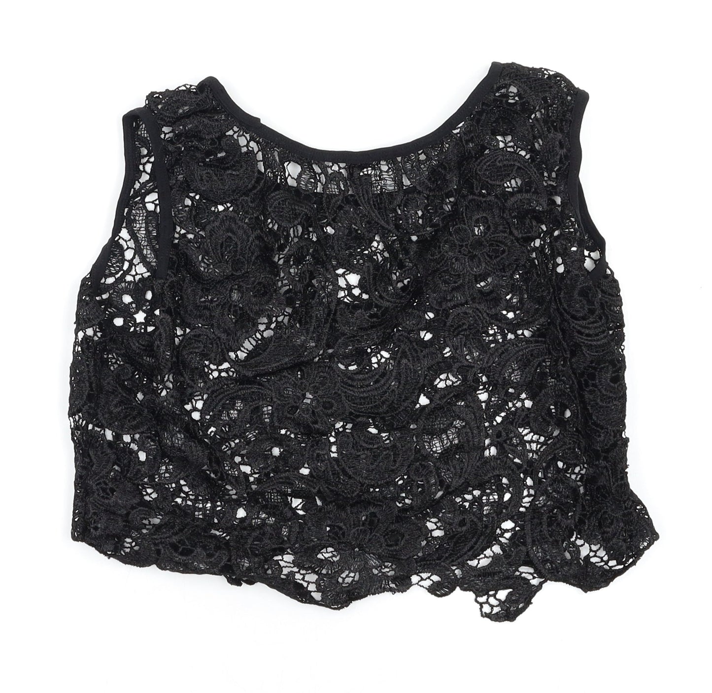 Preworn Womens Black   Cropped Tank Size S