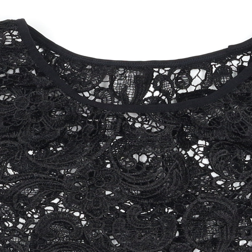 Preworn Womens Black   Cropped Tank Size S