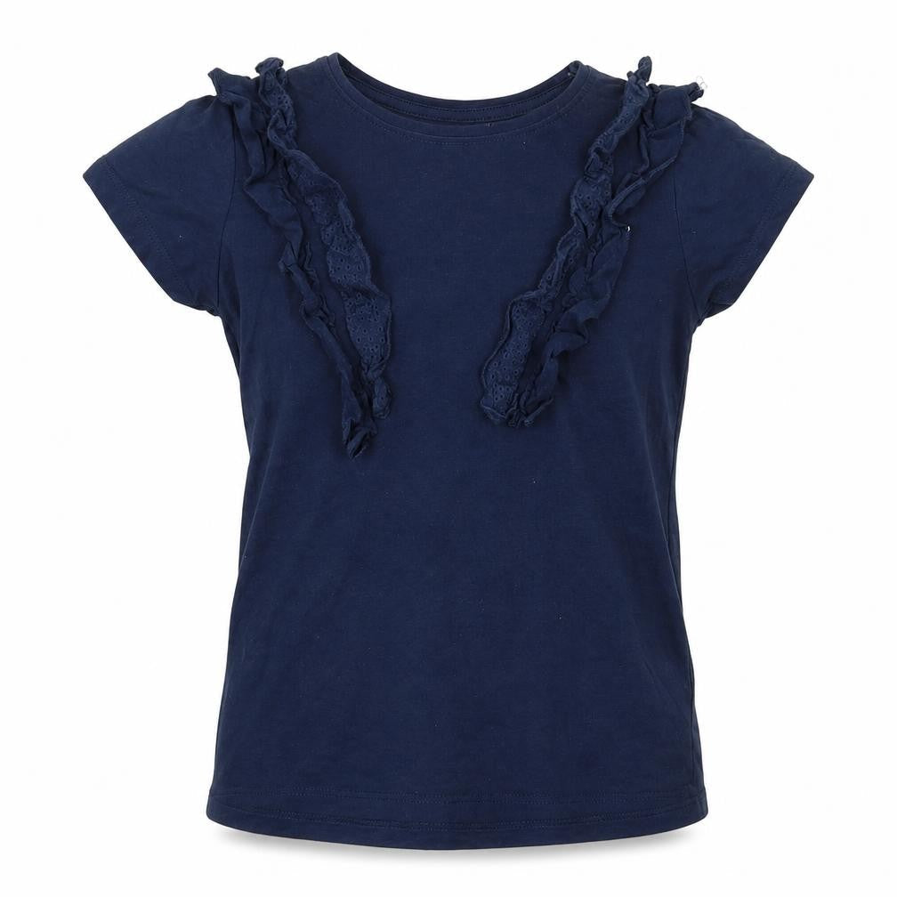 Primark Girls Blue   Basic T-Shirt Size 6-7 Years
