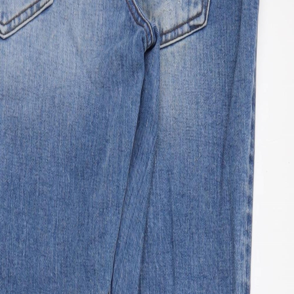 miss denim Womens Blue   Straight Jeans Size 10 L20 in