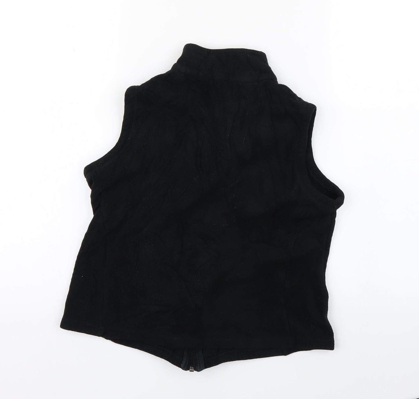 Marks and Spencer Womens Black  Fleece Jacket  Size 4
