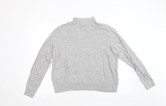 Warehouse Womens Grey  Knit Pullover Jumper Size 14