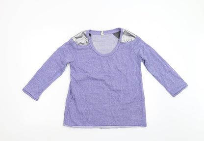Sweewë Womens Blue Basic T-Shirt Size M