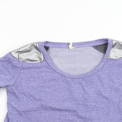Sweewë Womens Blue Basic T-Shirt Size M