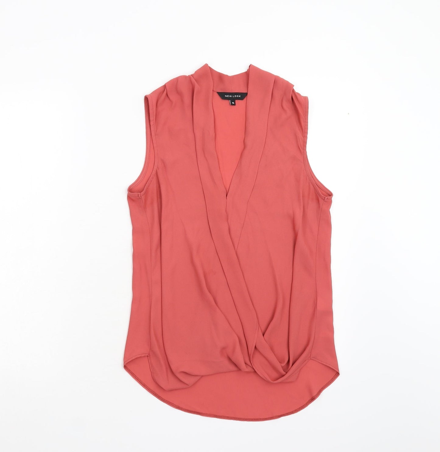 New Look Womens Pink   Basic Blouse Size 10