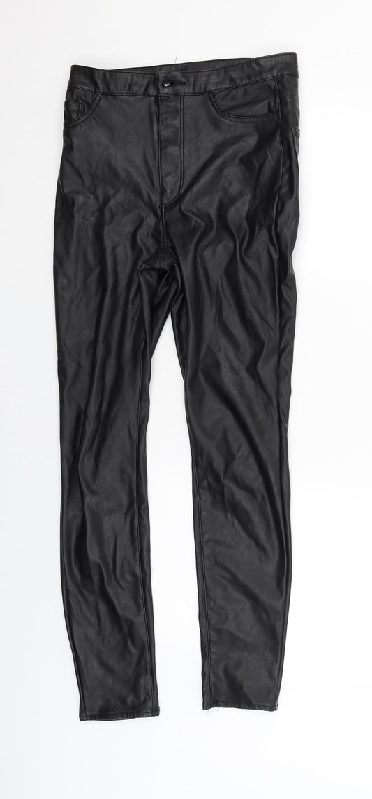 Divided Womens Black   Trousers  Size 8 L27.5 in