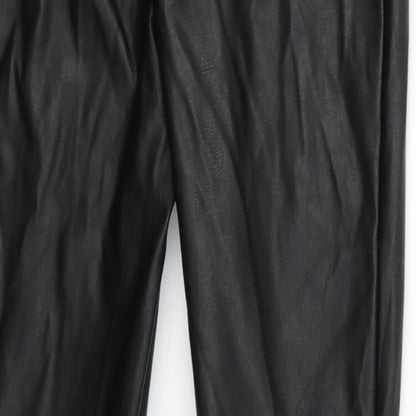 Divided Womens Black   Trousers  Size 8 L27.5 in