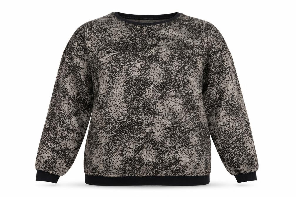 made for me Womens Brown Animal Print  Pullover Jumper Size 18