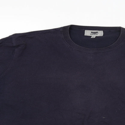 Marks & Spencer Womens Blue   Pullover Jumper Size XL